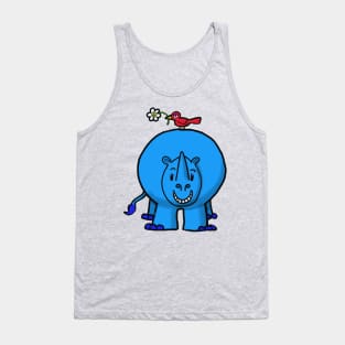 Rhino Bird Peace Tank Top